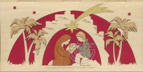 Folding Card Nativity, painted by Kuhnert GmbH