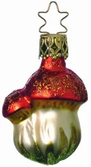 Forest Charm Mushroom Ornament by Inge Glas of Germany