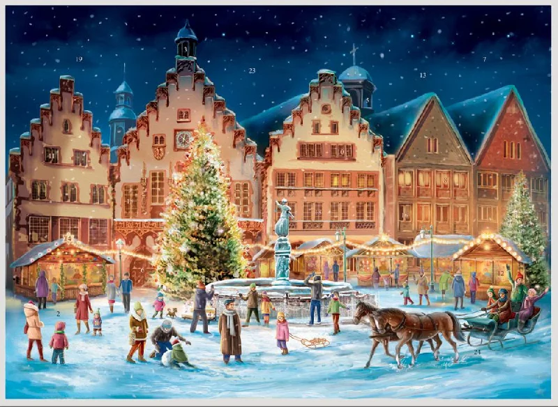 Frankfurt Fountain Advent Calendar by Richard Sellmer Verlag