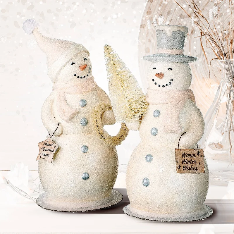 9.3" Frosty Snowman Decorative Accent