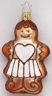 Gingerbread Girl Ornament by Inge Glas of Germany