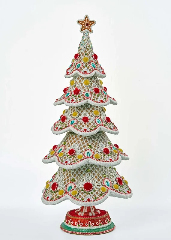 Gingerbread Tree Tabletop Decoration