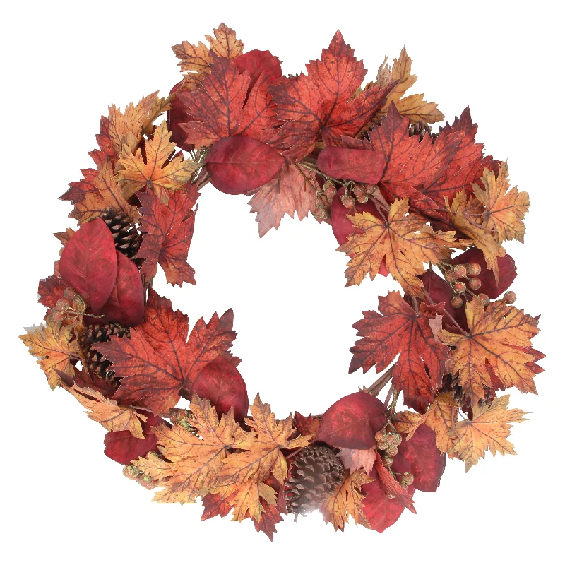 Gisela Graham Autumn Maple Leaf Wreath