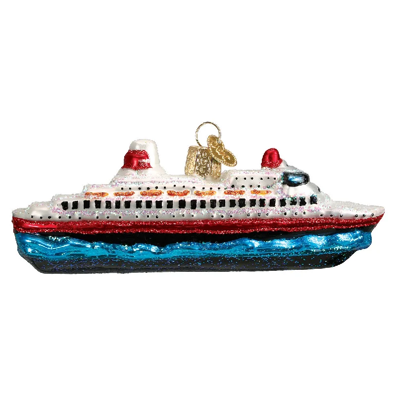 Cruise Ship Ornament - Old World Christmas