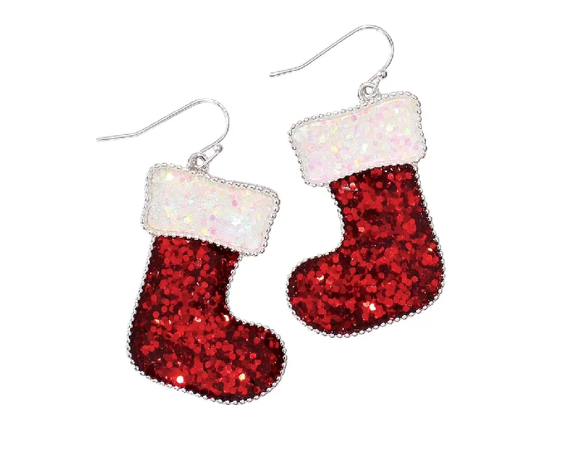 Glitter Stocking - Earrings