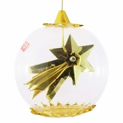 Comet Foil Ornament, gold by Resl Lenz