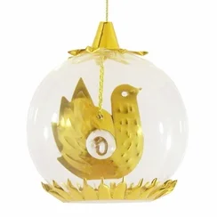 Hen Foil Ornament, gold by Resl Lenz