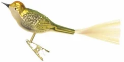 Golden Kinglet Bird Ornament by Inge Glas of Germany