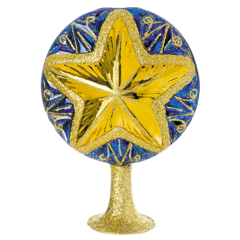 Grandest Midnite Star Tree Topper by Inge Glas of Germany