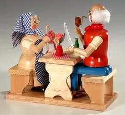 Grandma and Grandpa Smoker by Holz and Drechslerwaren Dieter Legler