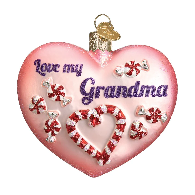 Grandma Heart Ornament - Old World Christmas