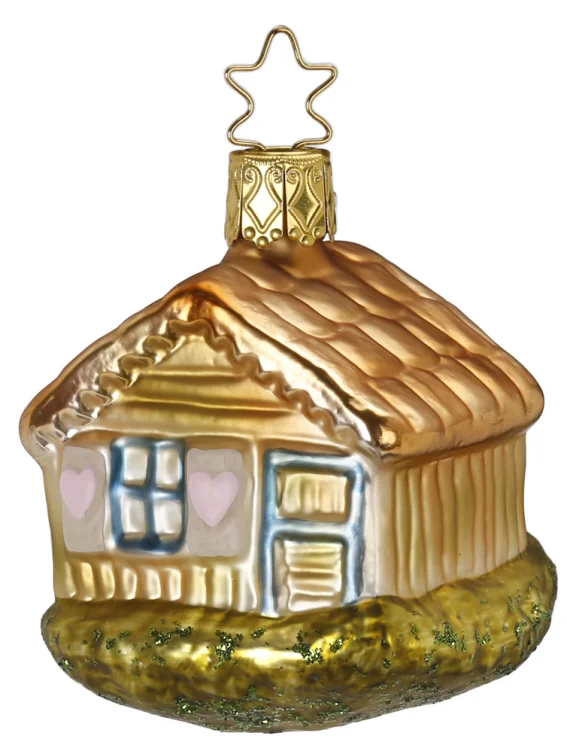 Happy Cottage Ornament by Inge Glas of Germany