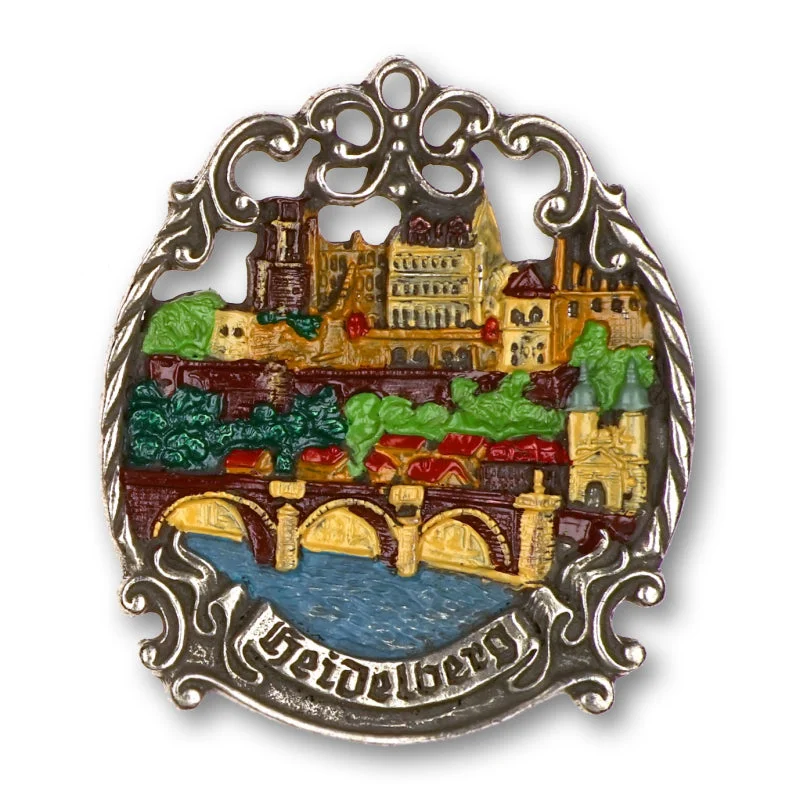 Heidelberg Scene Ornament by Kuehn Pewter