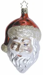 His Special Sign Santa Ornament by Inge Glas of Germany