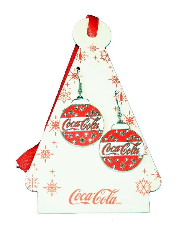 Holiday Coca-Cola Jewlery - Earrings - Two-tone