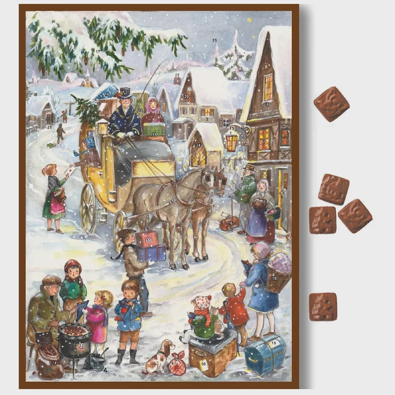 Hurray the Carriage Comes Chocolate Advent Calendar by Richard Sellmer Verlag