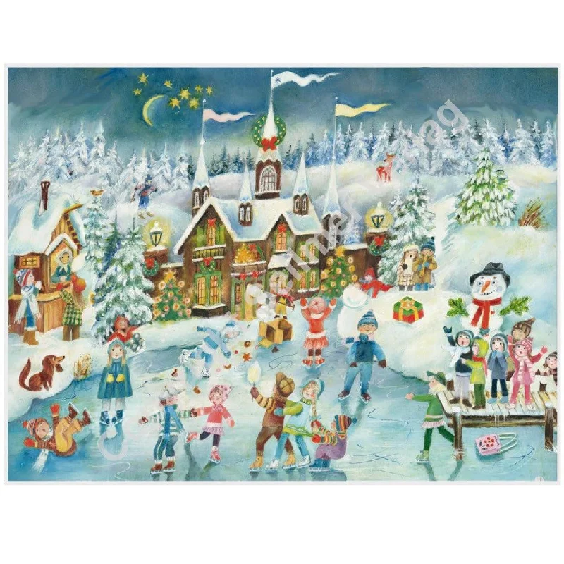 Ice Skating Fun at the Castle Advent Calendar by Richard Sellmer Verlag