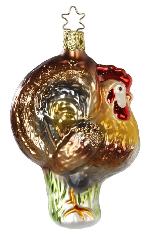 King of the Roost Ornament by Inge Glas of Germany