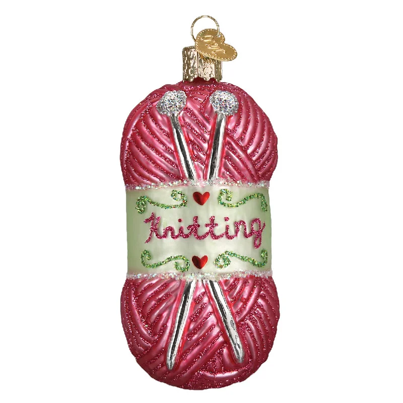 Knitting Yarn Ornament - Old World Christmas