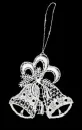 Lace Double Bell Ornament by StiVoTex Vogel