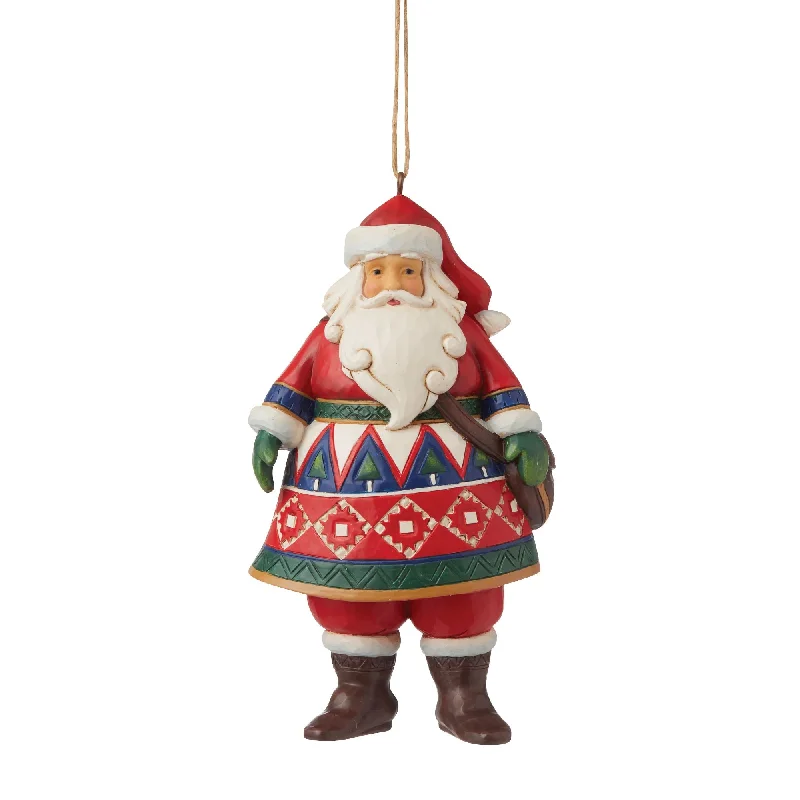 Lapland Santa Satchel Orn