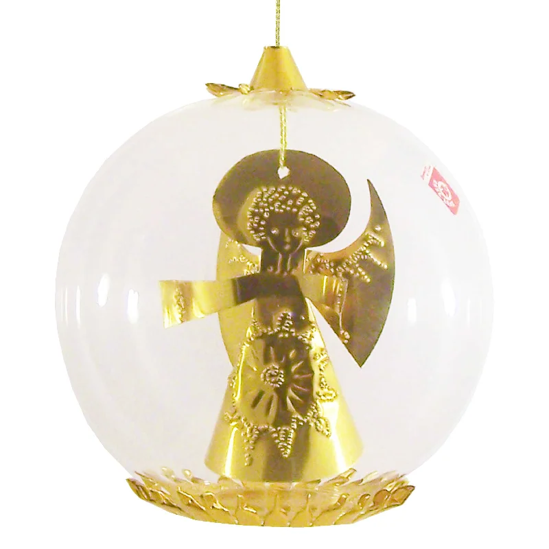 Angel Foil Ornament, 10cm, gold by Resl Lenz