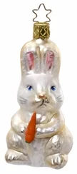 Life is Good, Bunny Ornament by Inge Glas of Germany