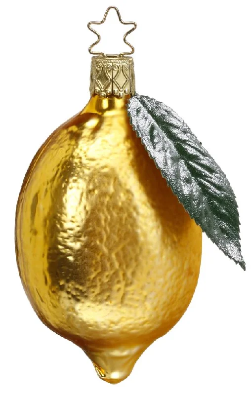 Luscious Lemon Ornament by Inge Glas of Germany