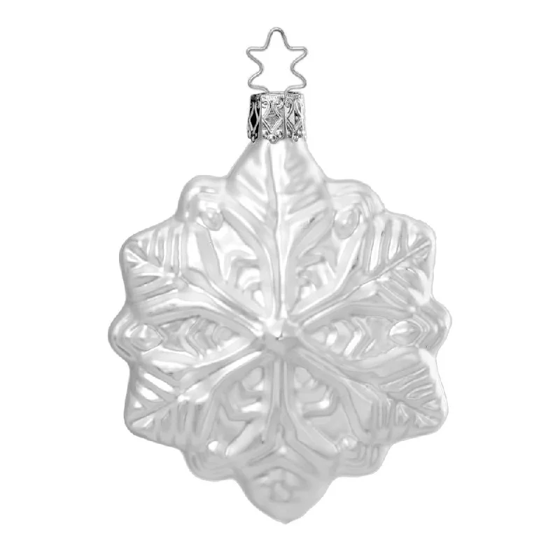 Festive Snowflakes, silver matte by Inge Glas of Germany