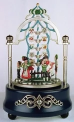 Maypole Pewter Music Box by Kuehn Pewter