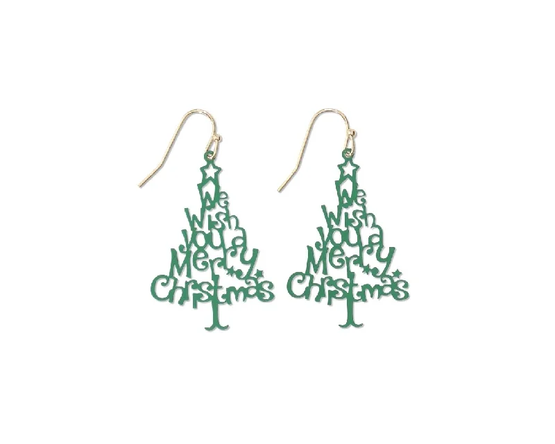 Merry Christmas Trees - Earrings