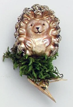 Mini Hedgehog Ornament by Inge Glas of Germany