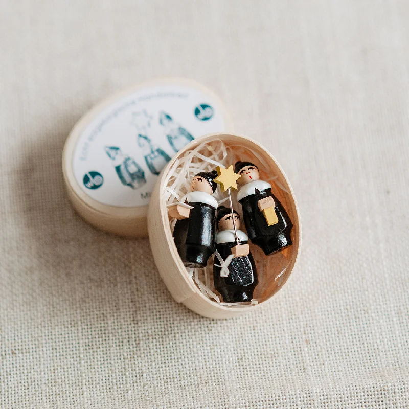 Miniature Choir in Wood Box by Wolfgang Braun