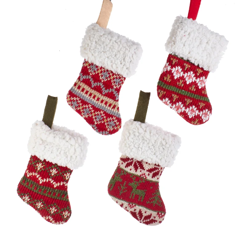 Miniature Pattern Stocking Ornament