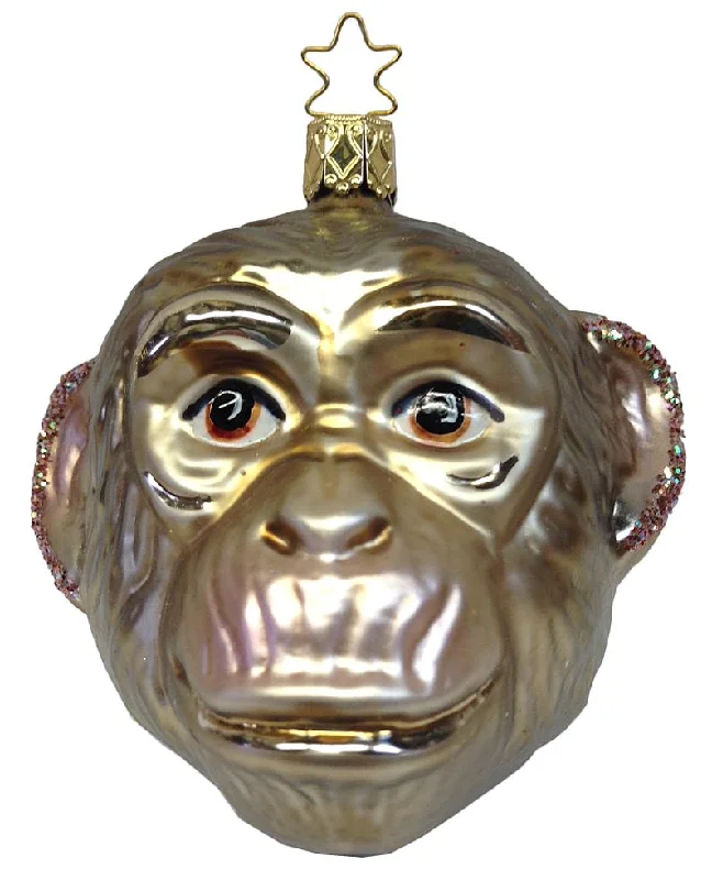 Monkey See, Monkey Do Ornament by Inge Glas of Germany