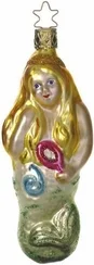 Nature's Goddess Mermaid Ornament by Inge Glas of Germany