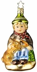 New Friends Boy - LifeTouch Ornament by Inge Glas of Germany