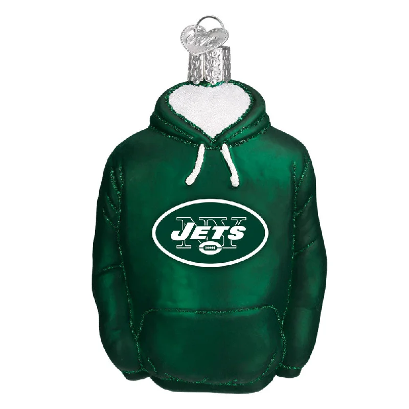 New York Jets Hoodie Ornament - Old World Christmas