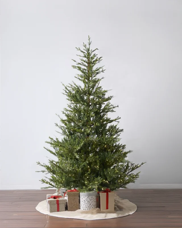 Norway Spruce Tree Pre-Lit Warm White Micro LED Lights