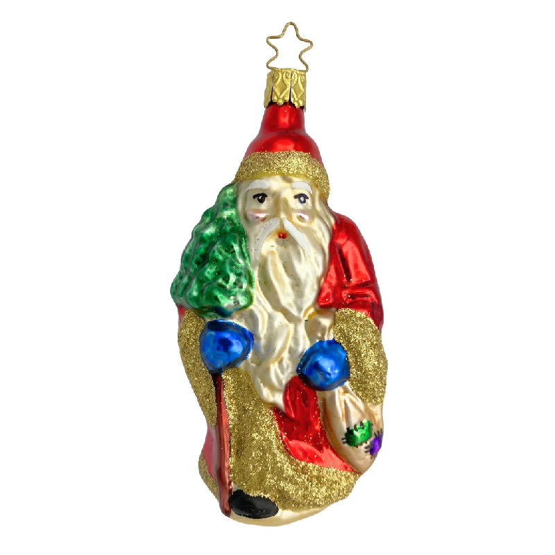 Nostalgic Father Christmas Ornament by Inge Glas of Germany