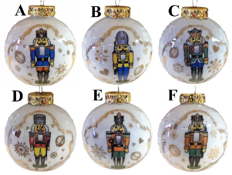 Nutcracker Ball Ornament by Lindner Porcelain