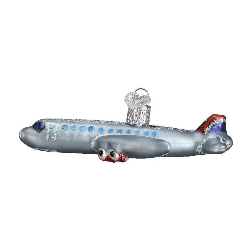 Passenger Airplane Ornament - Old World Christmas