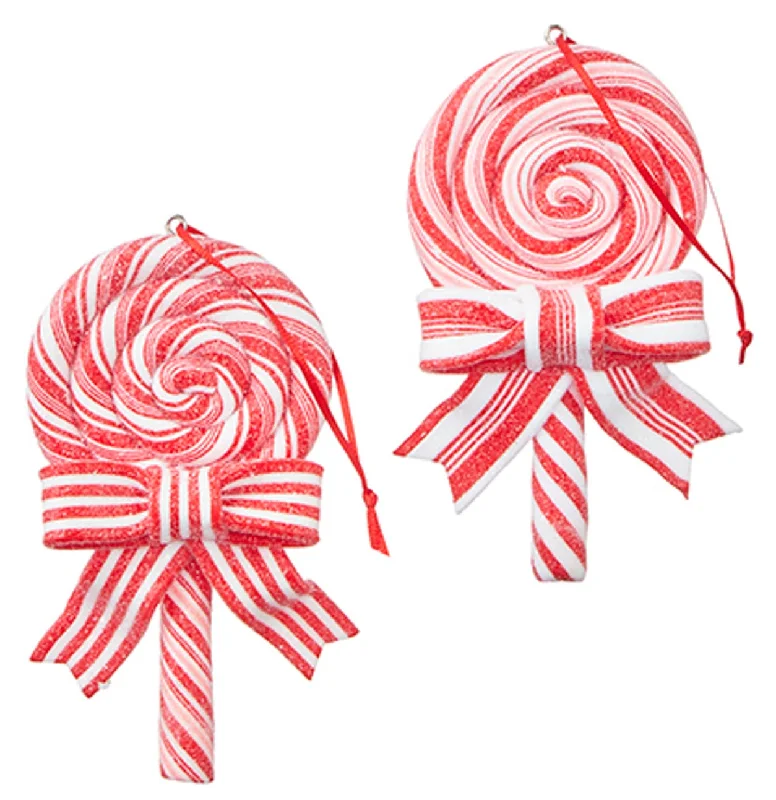 4.75" Peppermint Lollipop Christmas Ornament