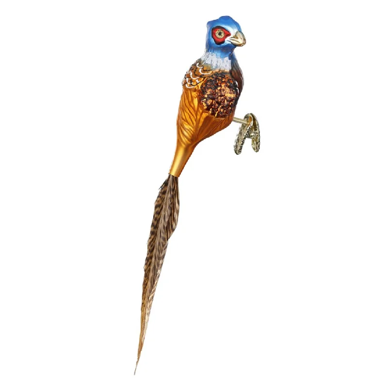 Pheasant Ornament by Inge Glas of Germany