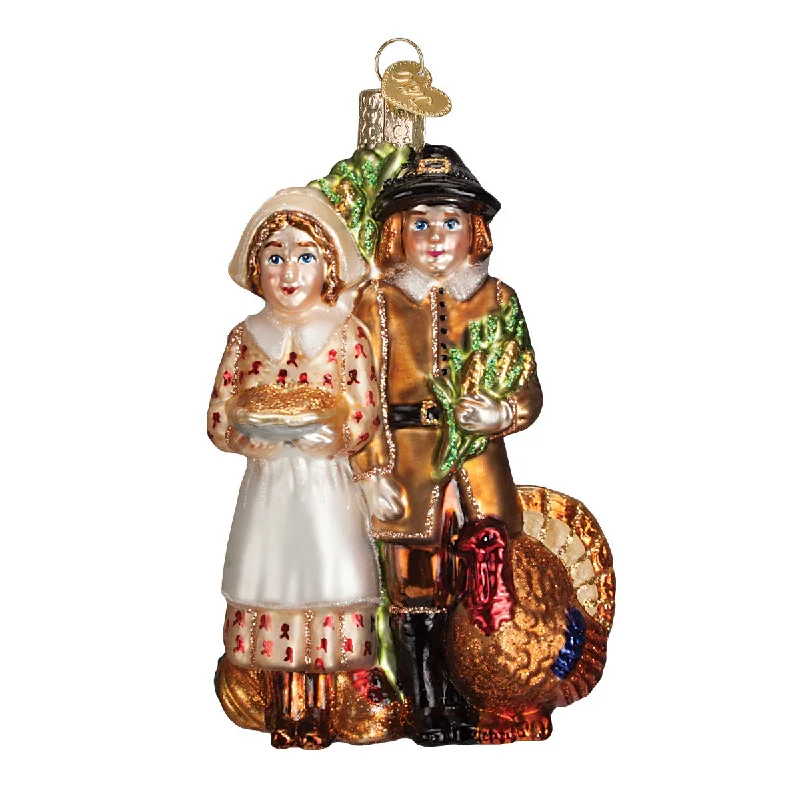 Pilgrim Thanksgiving Ornament - Old World Christmas