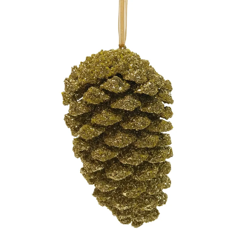 Pinecone Ornament Gold by Ino Schaller