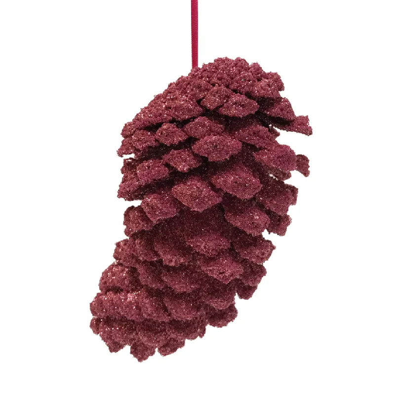 Pinecone Ornament Salmon by Ino Schaller