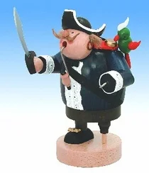 Pirate with Parrot Incense Smoker by KWO