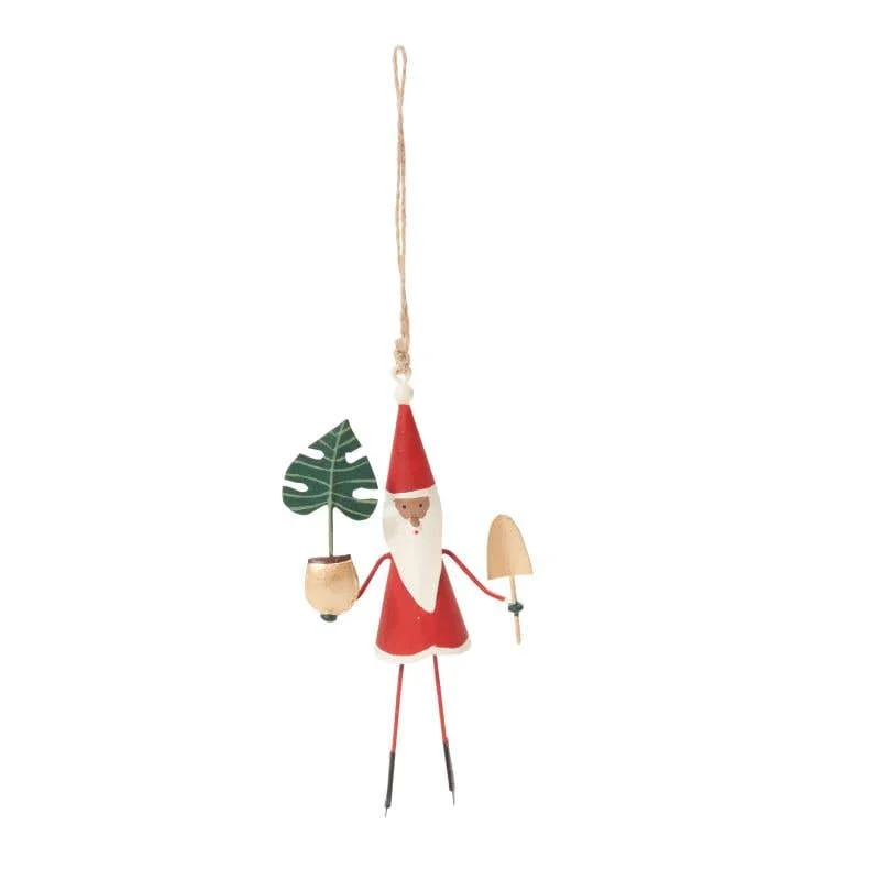 Plantie Santa Ornament