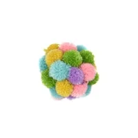 3.5" Pom Pom Ball Ornament in Multi | TA